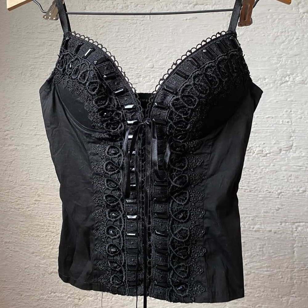 Elegant Black Lace corset